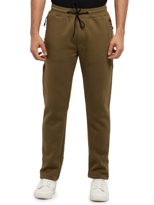 green solid active wear track pant - 19660548 -  Standard Image - 0