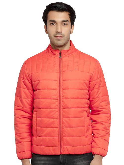 stand collar solid quilted jacket - 19660570 - Standard Image - 0