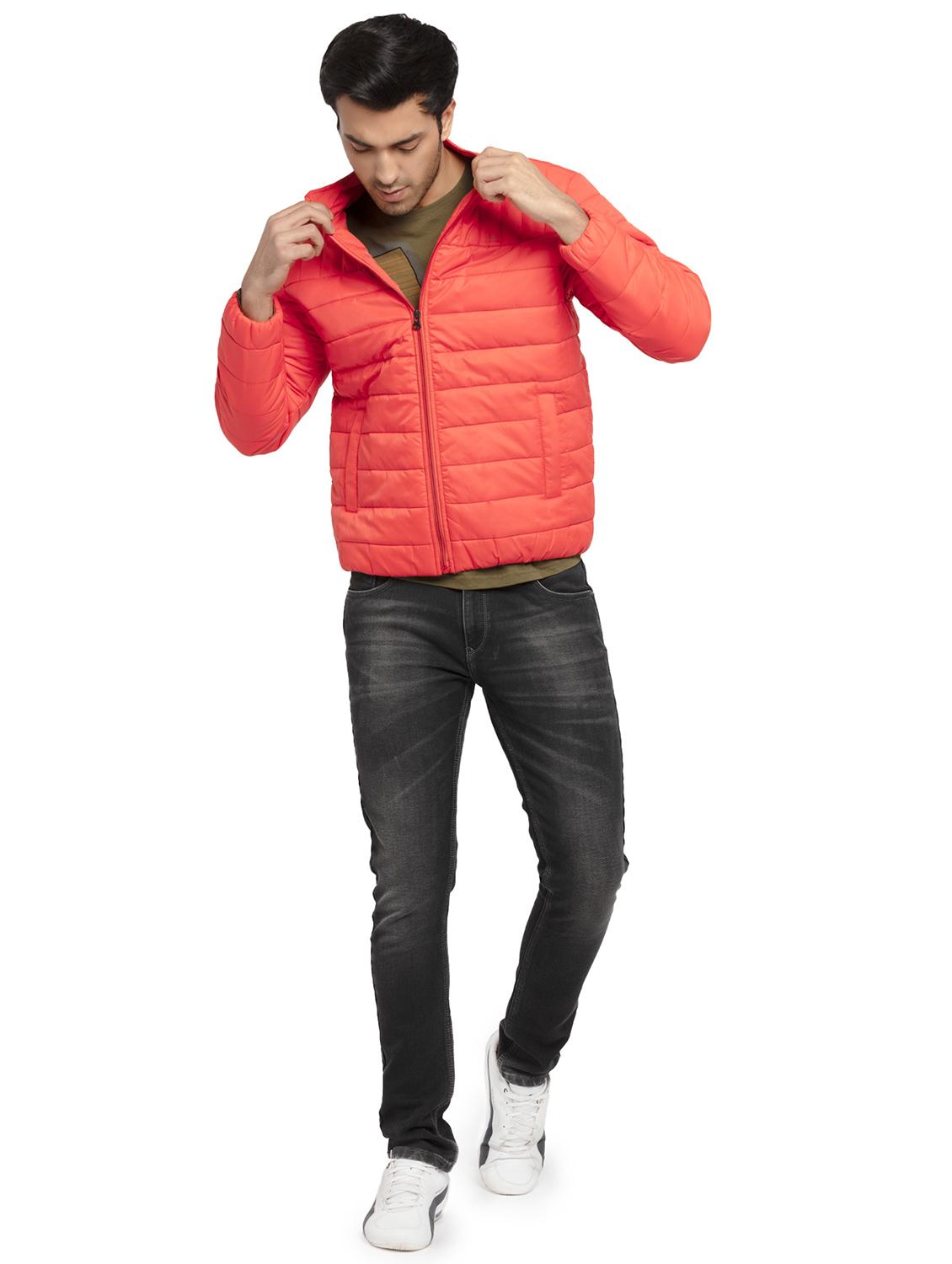 stand collar solid quilted jacket - 19660570 - Standard Image - 3