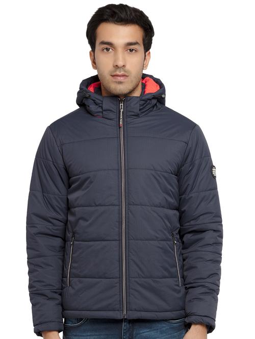 hooded solid quilted jacket - 19660572 -  Standard Image - 0