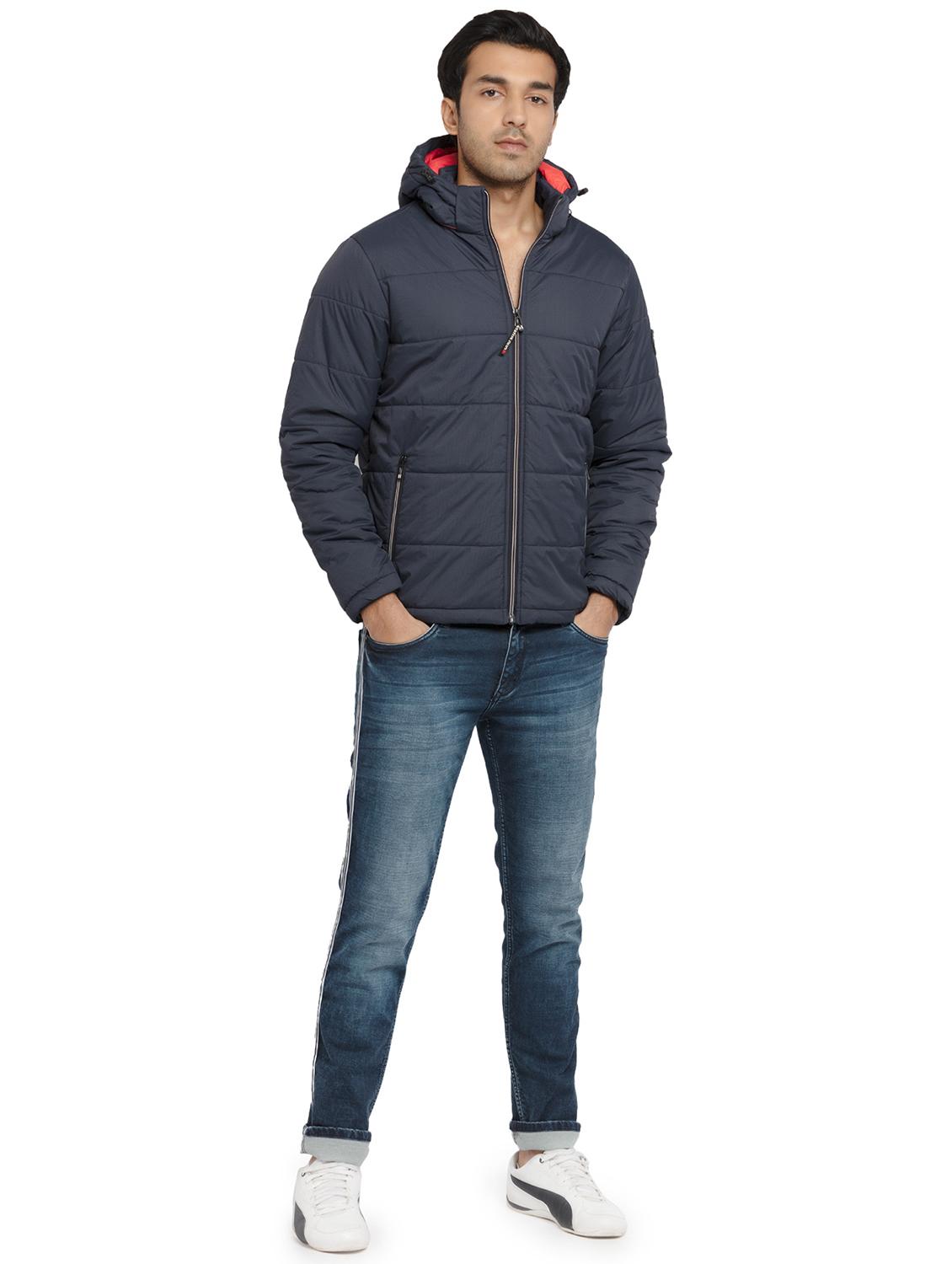 hooded solid quilted jacket - 19660572 - Standard Image - 3