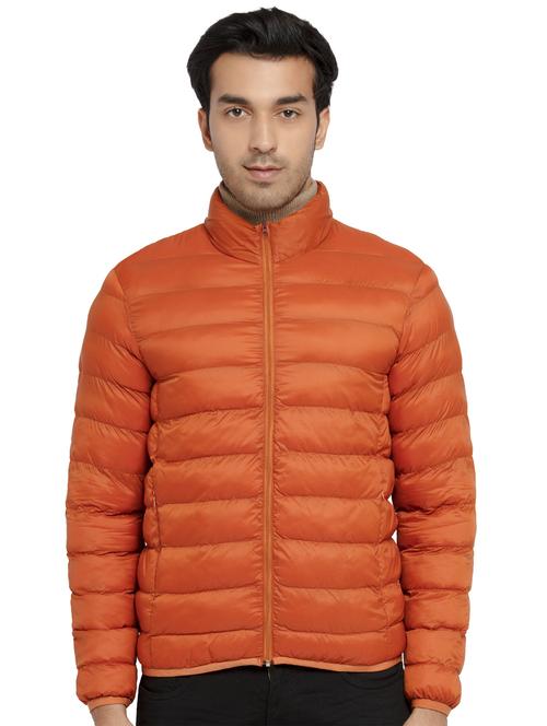 stand collar solid quilted jacket - 19660578 -  Standard Image - 0