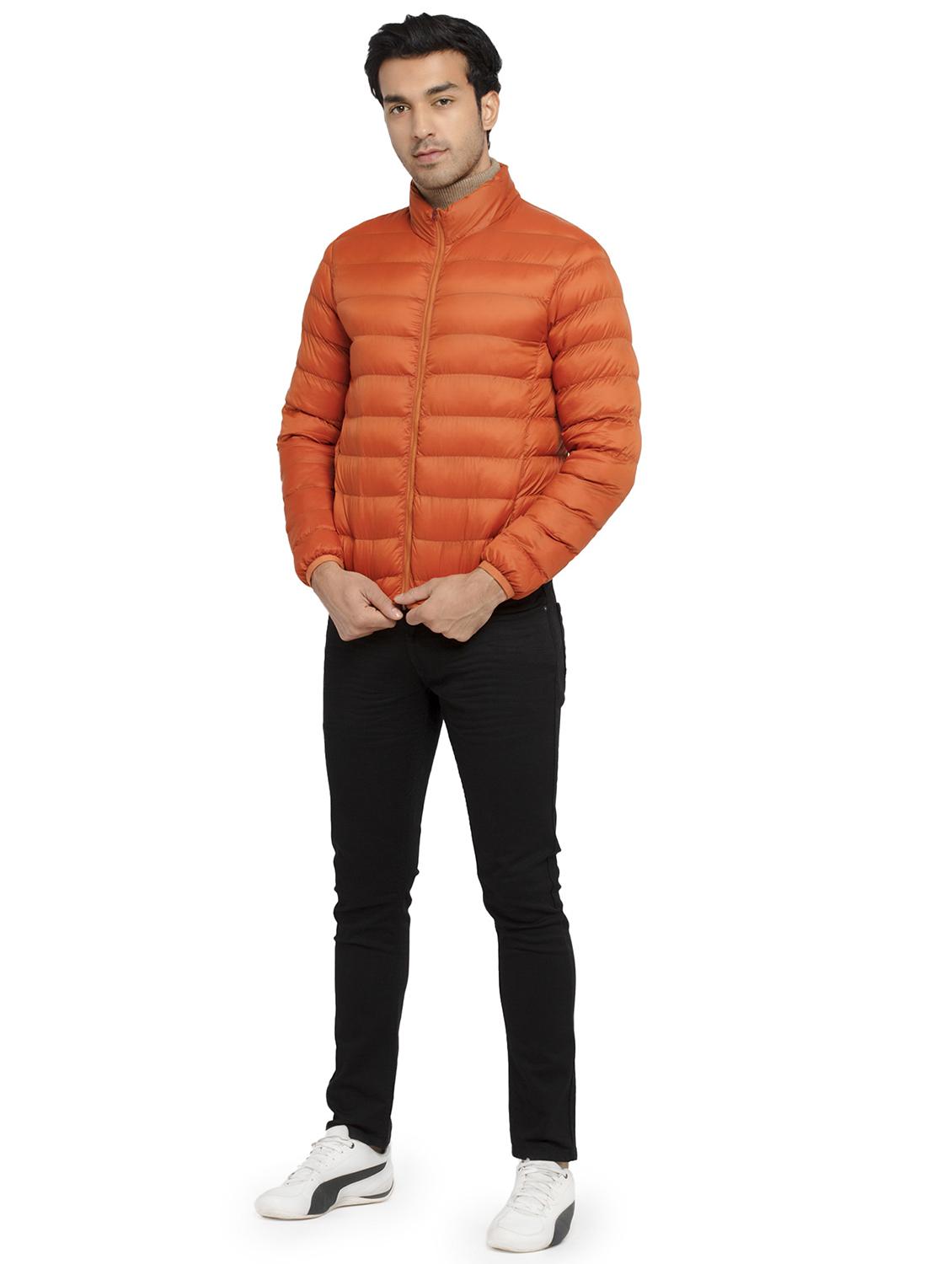 stand collar solid quilted jacket - 19660578 - Standard Image - 3