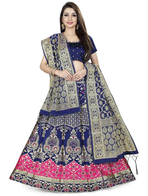 semi stitched lehenga choli with dupatta set - 19660867 - Standard Image - 0