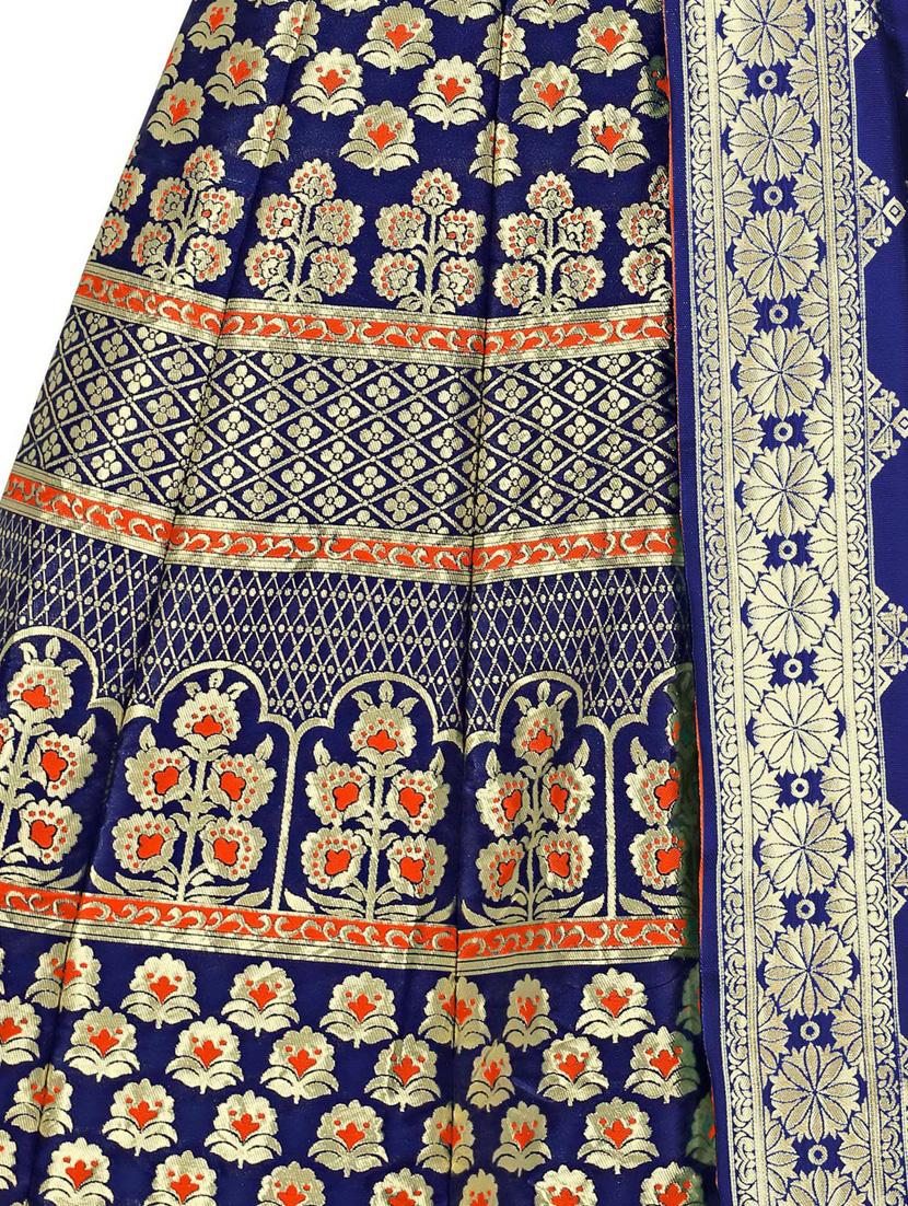 self designed flared semi-stitched lehenga - 19660988 - Standard Image - 3