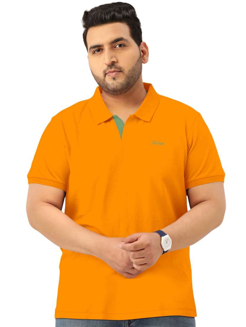 men pack of 2 multi colored solid regular fit polo t-shirt - 19662128 -  Standard Image - 3