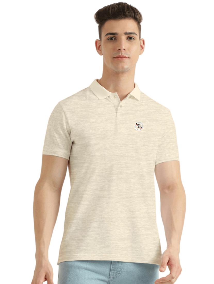 men polo neck solid t-shirt 