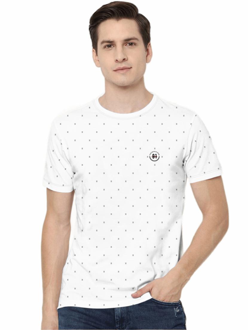 printed cotton casual t-shirt