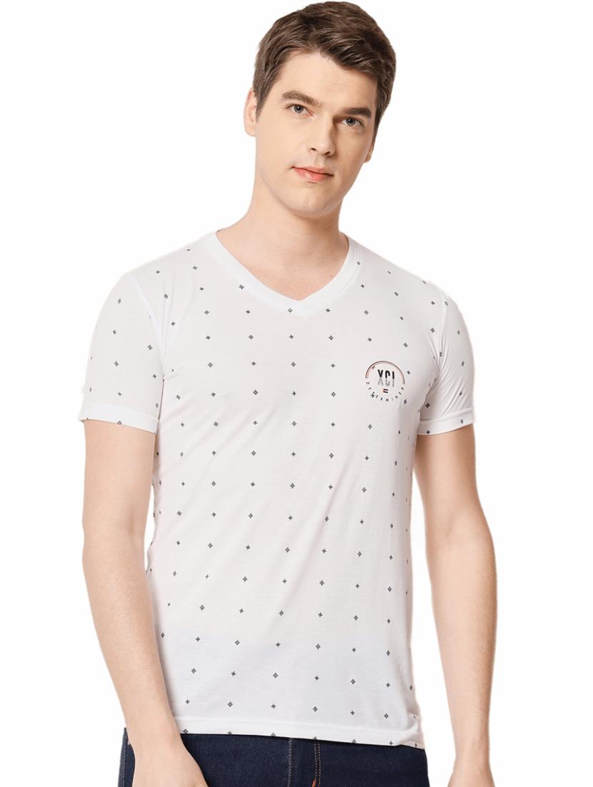 printed cotton casual t-shirt