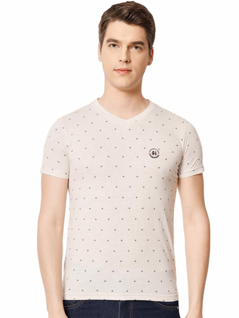printed cotton casual t-shirt