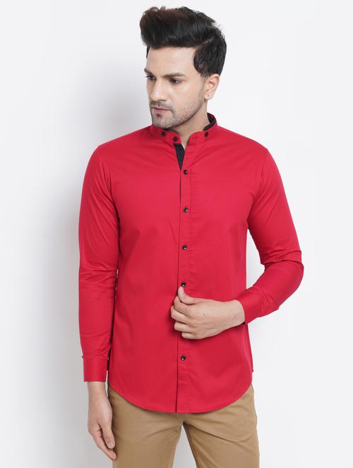 mens solid casual shirt - 19662312 -  Standard Image - 0
