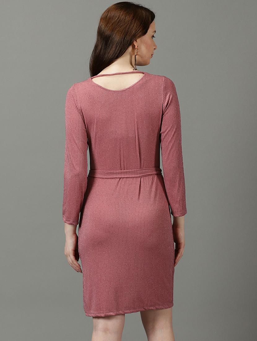 women's sheath striped dress - 19662531 - Standard Image - 3