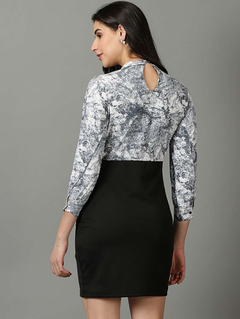 women's sheath printed dress - 19662560 -  Standard Image - 3