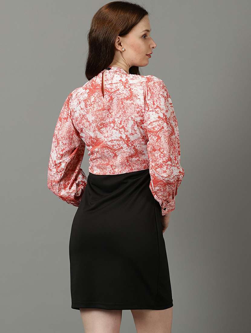 women's sheath printed dress - 19662561 -  Standard Image - 3