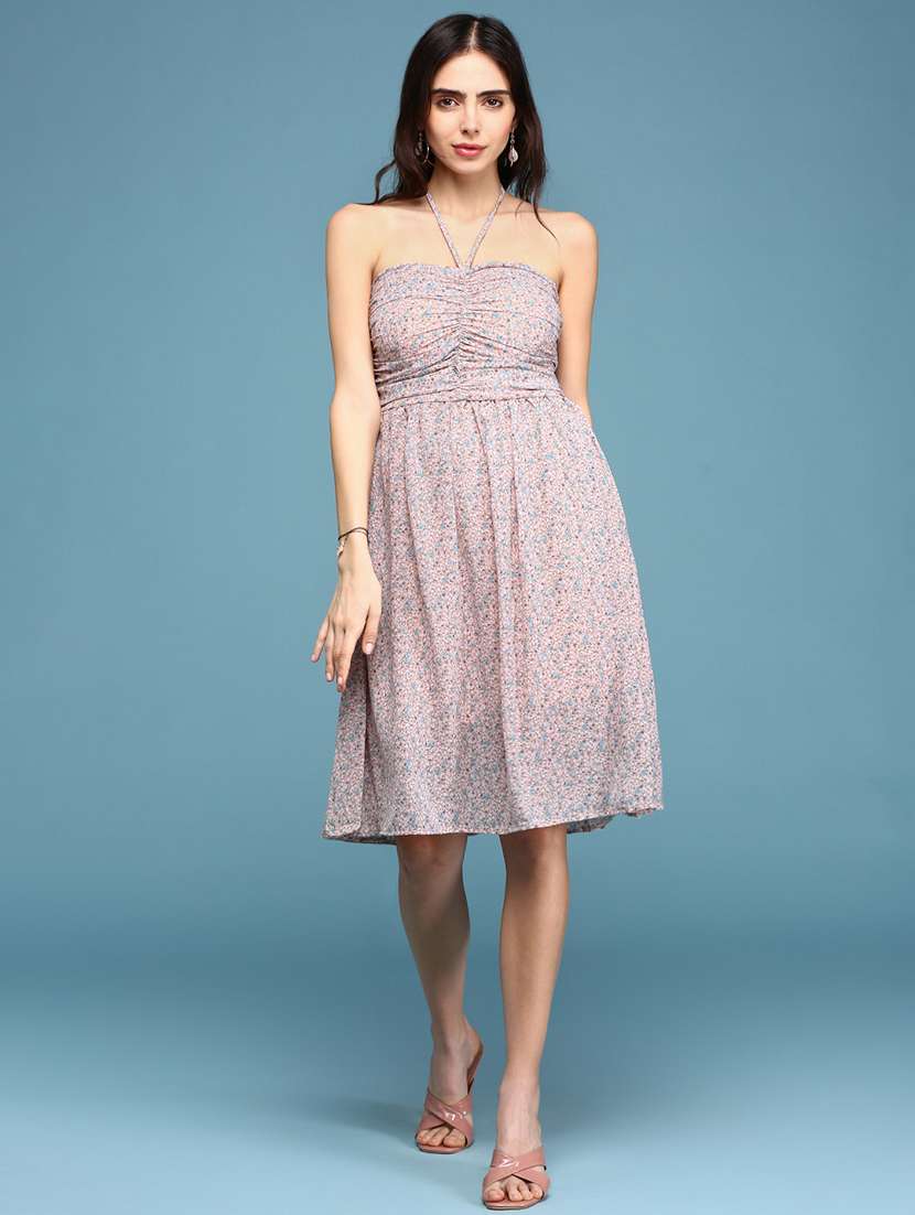 women's fit & flare floral dress - 19662588 -  Zoom Image - 0