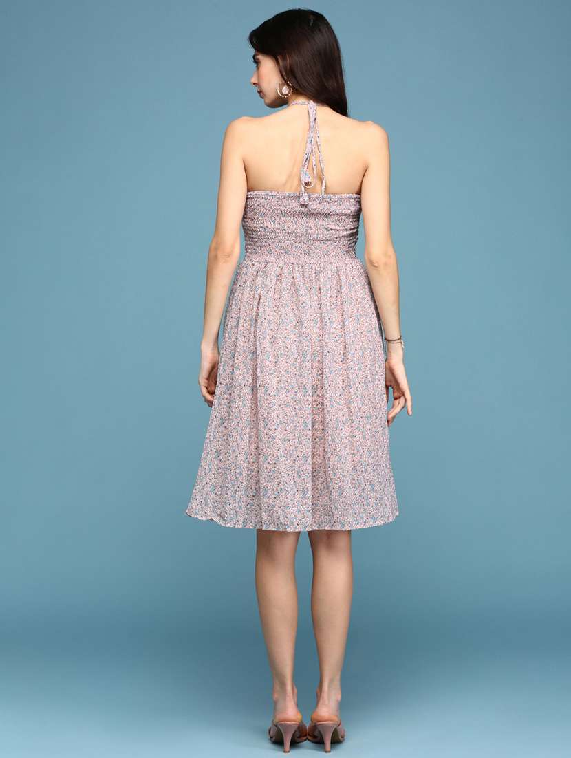 women's fit & flare floral dress - 19662588 -  Standard Image - 3