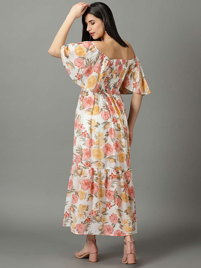 women's tiered dress floral dress - 19662602 -  Standard Image - 3