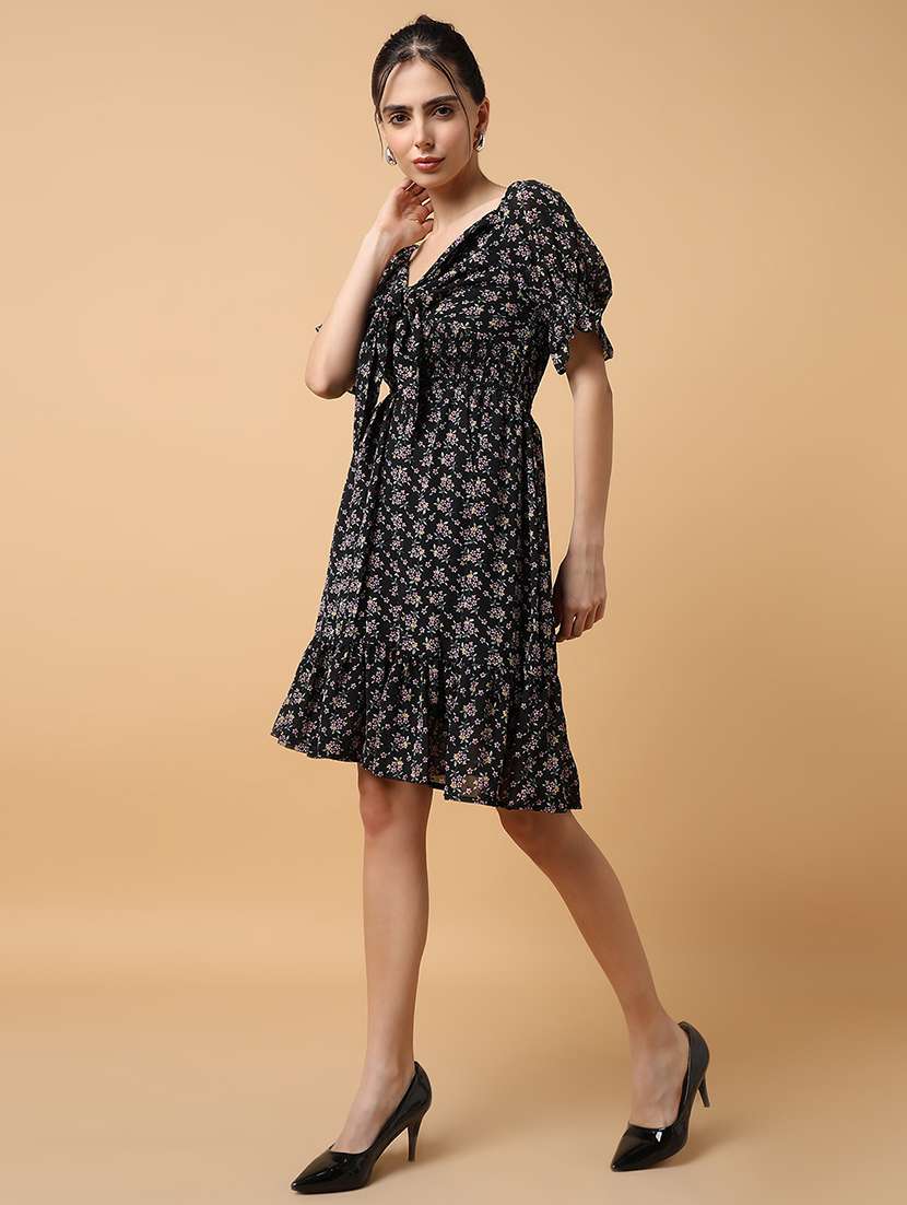 women's tiered dress floral dress - 19662603 -  Standard Image - 3