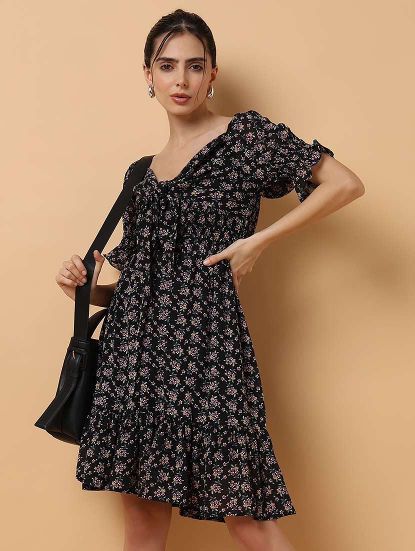 women's tiered dress floral dress - 19662603 -  Standard Image - 5