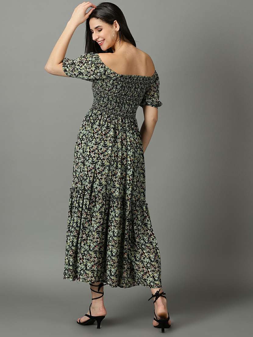women's tiered dress floral dress - 19662614 - Standard Image - 3