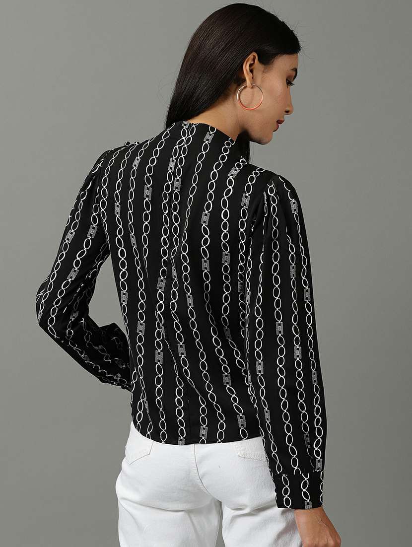 women's straight high neck top - 19662663 -  Standard Image - 3