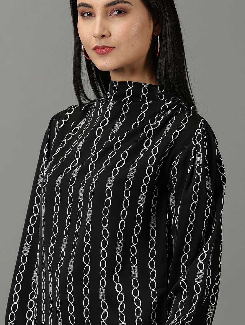 women's straight high neck top - 19662663 -  Standard Image - 5