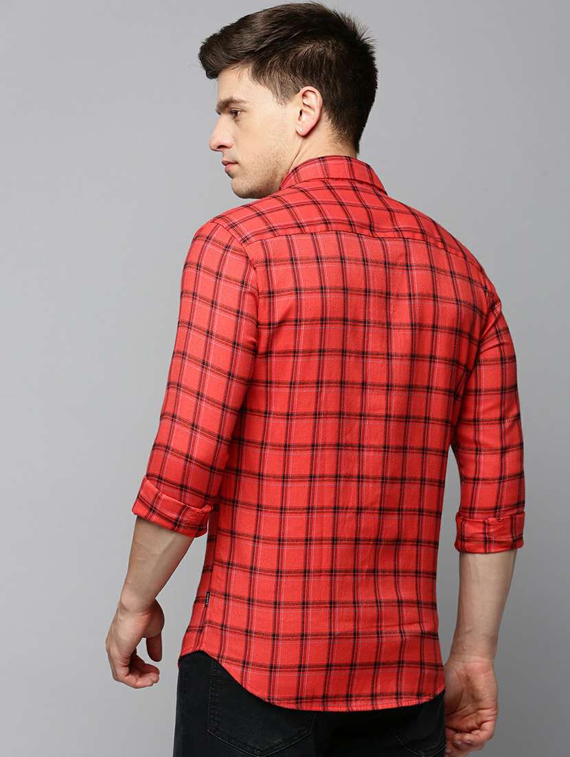 mens checks casual shirt - 19662696 -  Standard Image - 3