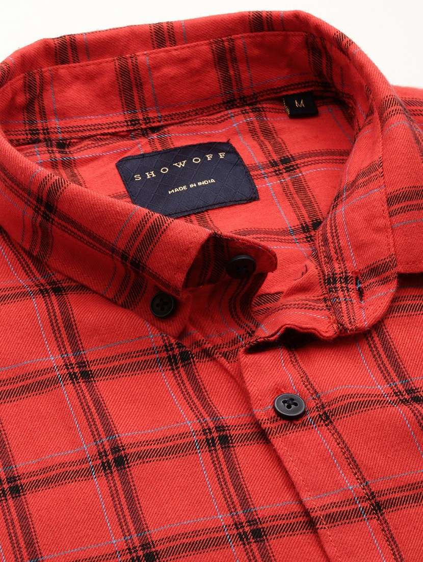 mens checks casual shirt - 19662696 -  Standard Image - 5