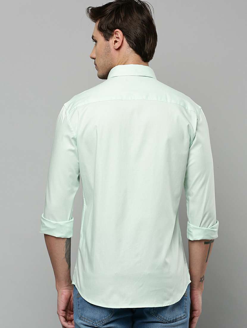 mens solid casual shirt - 19662727 -  Standard Image - 3