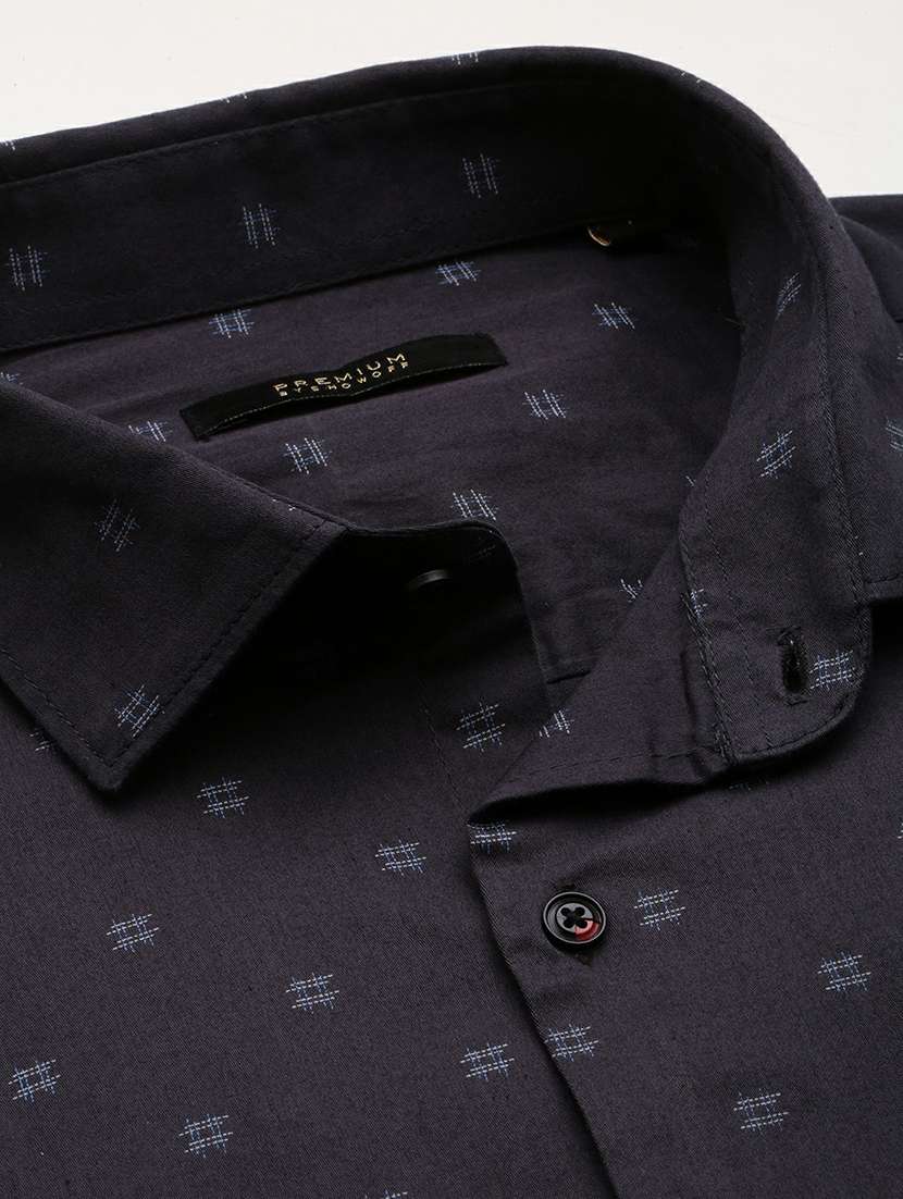 mens geometric casual shirt - 19662743 -  Standard Image - 5