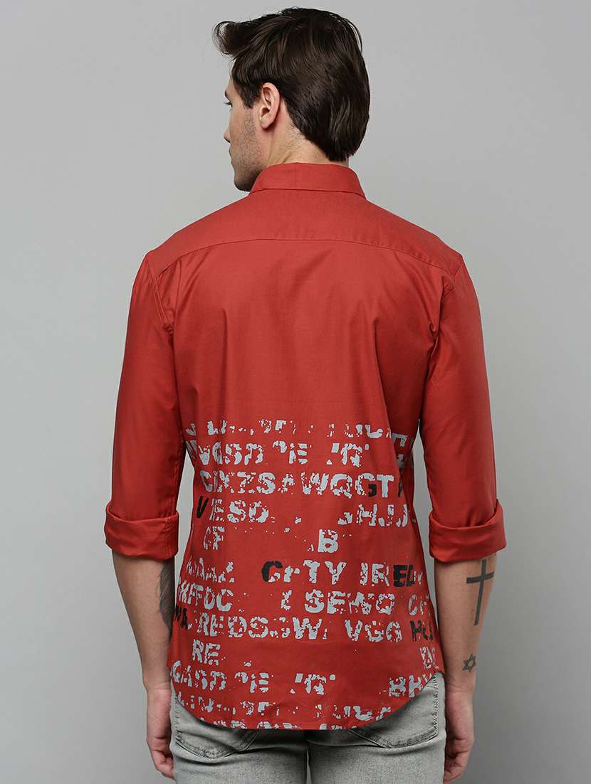 mens typography casual shirt - 19662783 -  Standard Image - 3