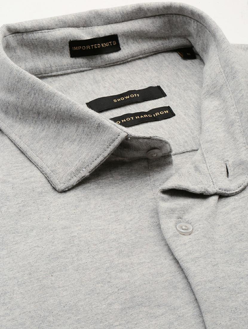 mens solid casual shirt - 19662846 - Standard Image - 5