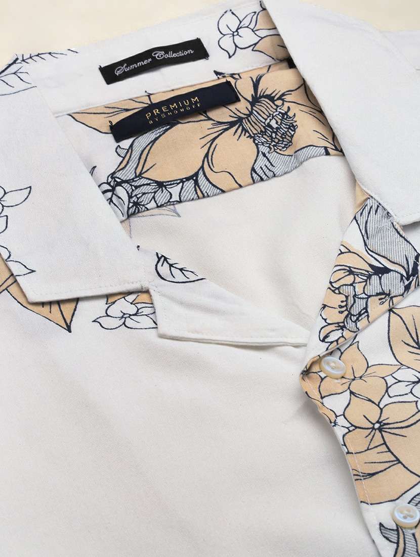 showoff men's short sleeves printed co-ords set - 19662863 -  Standard Image - 5