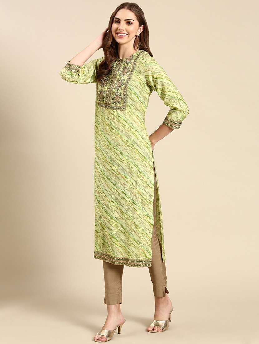 women's straight kurta - 19664985 -  Standard Image - 5