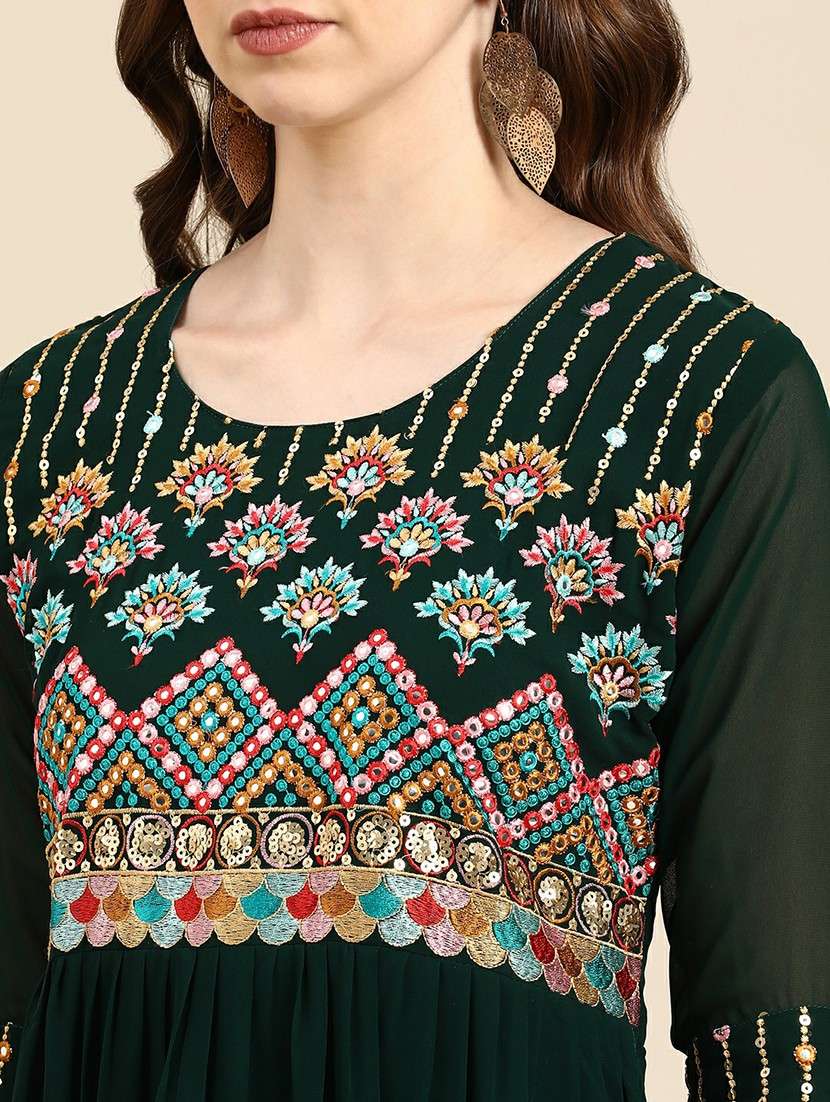women's flared kurta - 19664987 - Standard Image - 5
