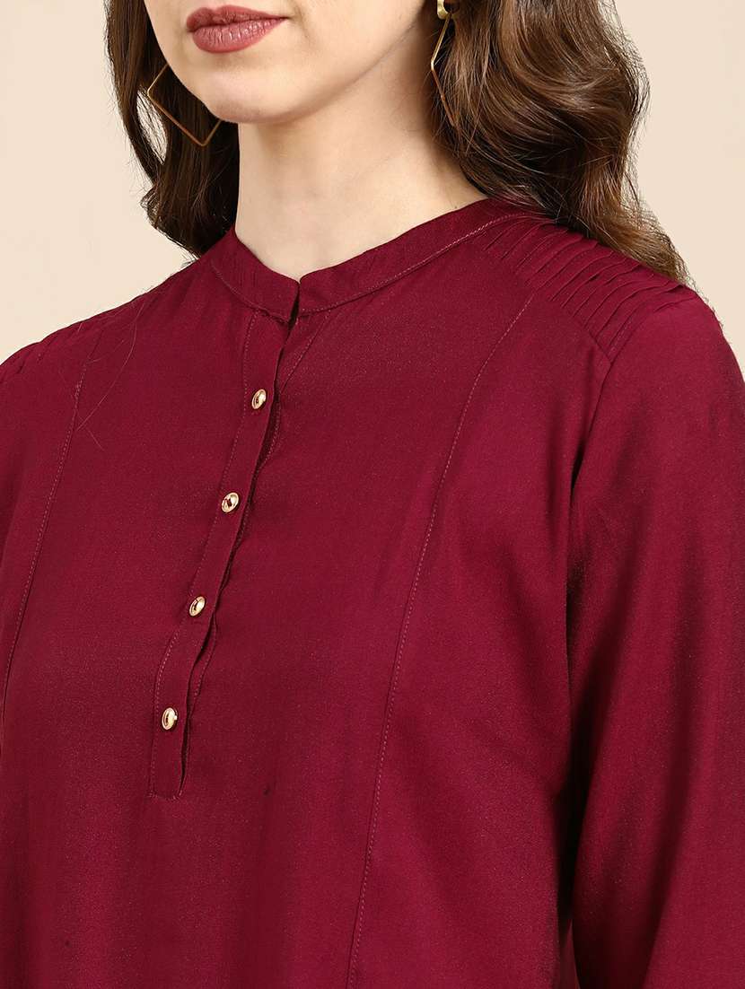 women's straight kurta - 19664994 -  Standard Image - 5