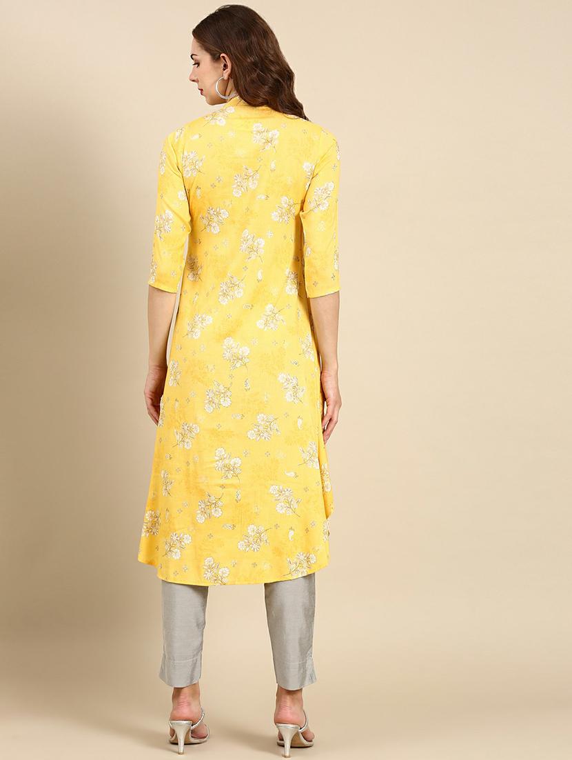 women's kurta with jacket kurta - 19665005 - Standard Image - 3