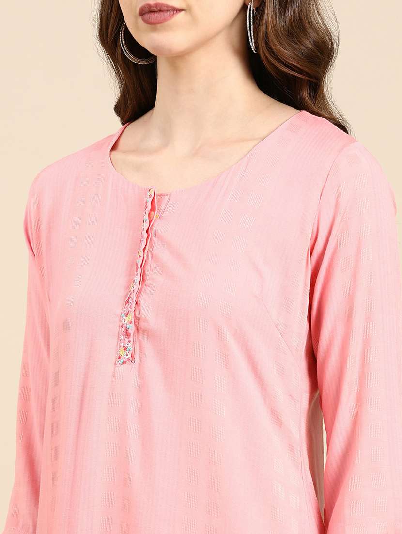 women's straight kurta - 19665013 - Standard Image - 5