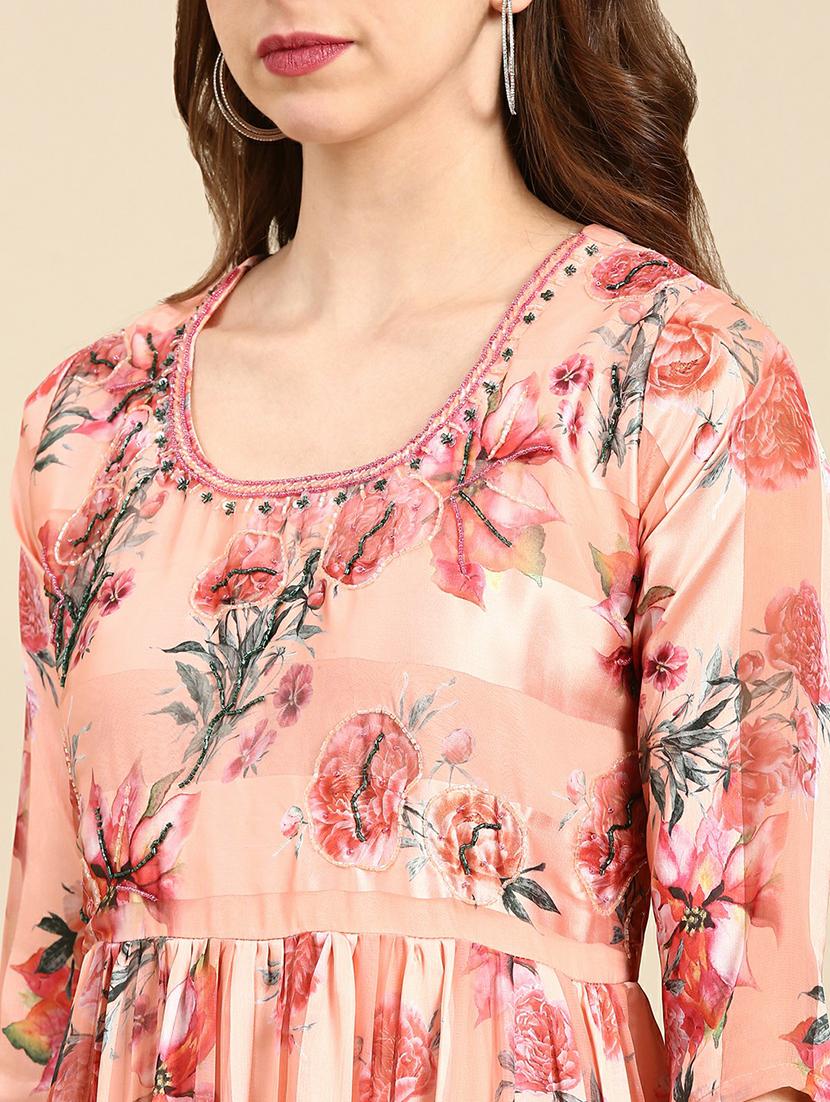 women's tiered kurta - 19665015 - Standard Image - 5