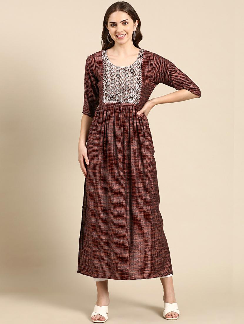 women's straight kurta - 19665027 - Zoom Image - 0