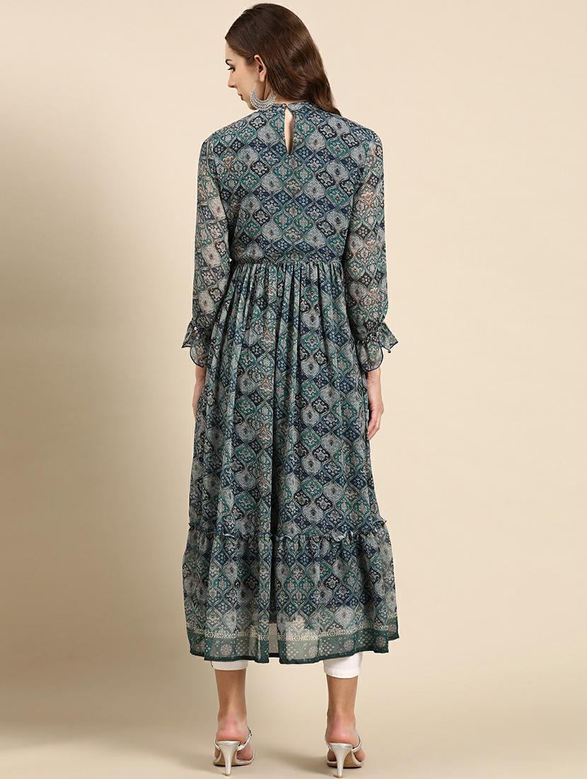 women's flared kurta - 19665039 - Standard Image - 3