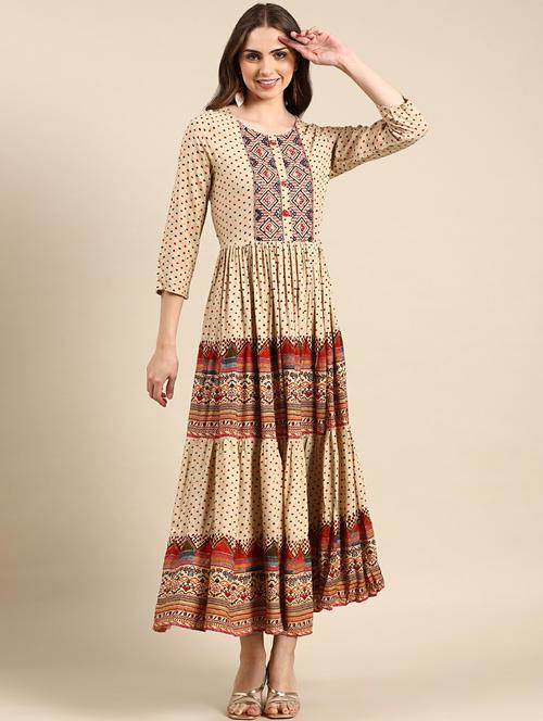 women's flared kurta - 19665093 -  Standard Image - 0