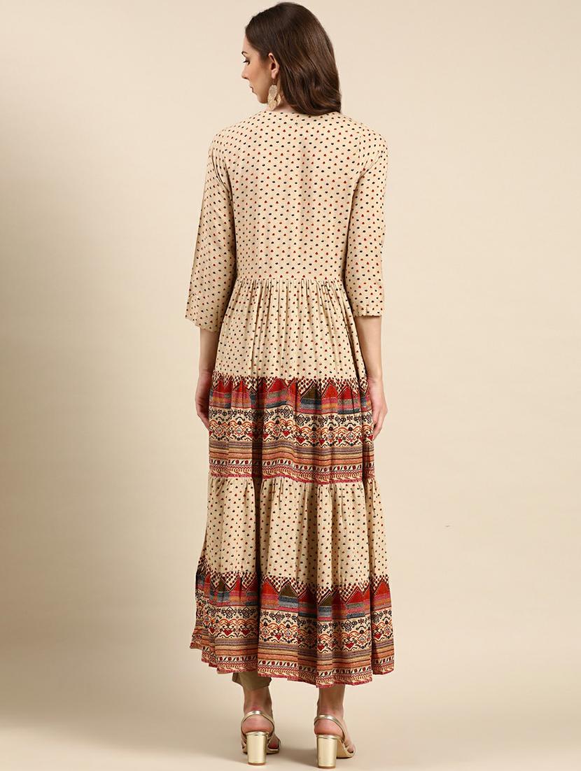 women's flared kurta - 19665093 - Standard Image - 3