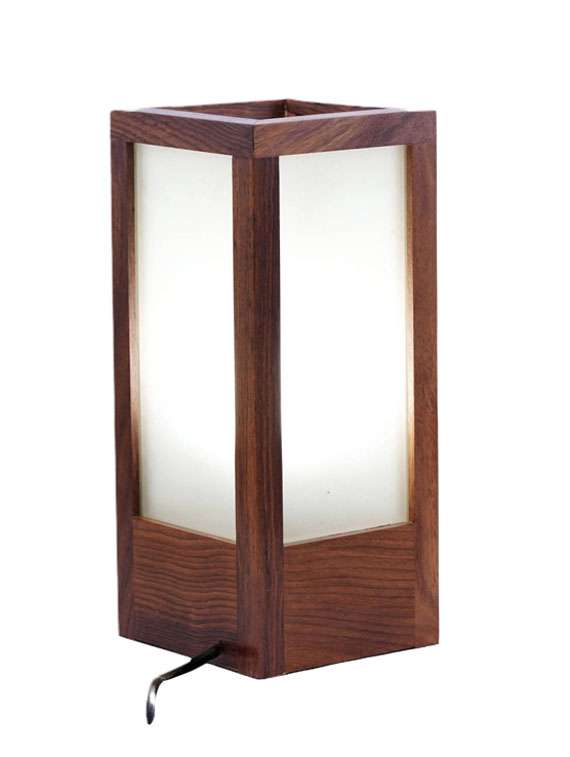 freakway  table lamp in sheesham in brown color  for home decorative bedroom/living room/office-(10 inch)