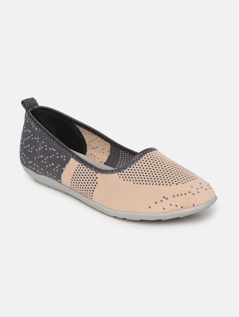 orange fabric slip on ballerina - 19665768 - Zoom Image - 0
