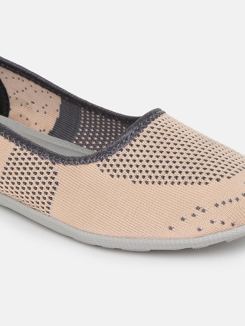 orange fabric slip on ballerina - 19665768 - Standard Image - 5