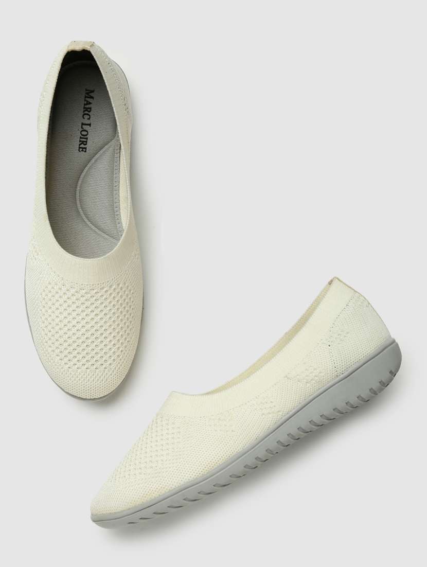 white fabric ballerina - 19665786 - Standard Image - 3