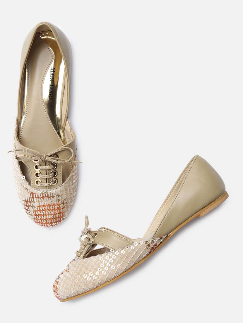 women beige slip on ballerina - 19665792 - Standard Image - 3