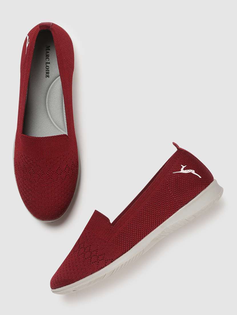 maroon tpu slip on casual shoes - 19665804 - Standard Image - 3