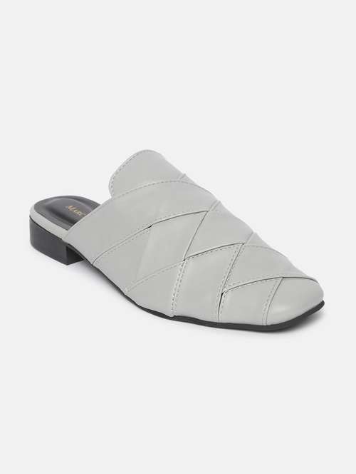 women solid mules sandal - 19665828 - Standard Image - 0